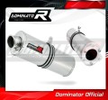 wydech tłumik DOMINATOR Owalny pasujący do motocykla Kawasaki ZX6R 1998 - 2002