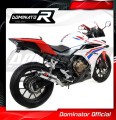 εξάτμιση τελικό DOMINATOR GP1 που ταιριάζει στη μοτοσυκλέτα Honda CBR 500 R 2016 - 2024 3