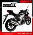 complete exhaust system with muffler DOMINATOR Full System HP1 fits to Suzuki GSX S 125 2017  2019 3