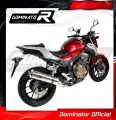 εξάτμιση τελικό DOMINATOR Στρογγυλό κατάλληλο για μοτοσυκλέτα Honda CB 500 F 2016 - 2019 3