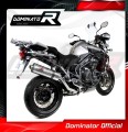 εξάτμιση τελικό DOMINATOR Οβάλ κατάλληλο για μοτοσυκλέτα Triumph TIGER EXPLORER 1200 2012 - 2015 3
