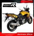 εξάτμιση τελικό DOMINATOR Οβάλ κατάλληλο για μοτοσυκλέτα Aprilia ETV 1200 Caponord 2013 - 2016 3