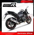 εξάτμιση τελικό DOMINATOR Εγκεκριμένη ROUND κατάλληλη για μοτοσυκλέτα CB 600F HORNET 2007 - 2013 2