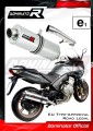 wydech tłumik DOMINATOR Homologowany Owalny pasujący do motocykla CBF 600 2008 - 2013 3