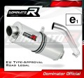 εξάτμιση τελικό DOMINATOR Εγκεκριμένο Οβάλ κατάλληλο για μοτοσικλέτα F750GS 2016 - 2020