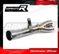 decat μεσαίο καζανάκι DOMINATOR Mid Pipe κατάλληλο για μοτοσυκλέτα CBR 1000RR 2017 - 2024 2