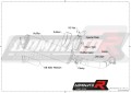 wydech tłumik DOMINATOR Homologowany Owalny pasujący do motocykla VERSYS 1000 2019 - 2024 6