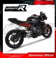 εξάτμιση τελικό DOMINATOR HP2 κατάλληλο για μοτοσικλέτα Triumph STREET TRIPLE 765 S R RS 2017 - 2019 3
