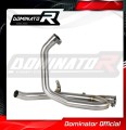 decat μεσαίο καζανάκι DOMINATOR Mid Pipe κατάλληλο για μοτοσυκλέτα SV 650 2016 - 2023