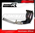 decat μεσαίος σιγαστήρας DOMINATOR Mid Pipe που ταιριάζει στη μοτοσυκλέτα YZF R1 1000 2020 - 2022 5