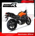 εξάτμιση τελικό DOMINATOR GP1 ΜΑΥΡΟ κατάλληλο για μοτοσυκλέτα Yamaha FZ6 2006 - 2010 3