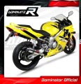 εξάτμιση τελικό DOMINATOR GP1 κατάλληλο για μοτοσικλέτα Honda CBR 600 F4 1999 - 2000 3