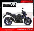 exhaust muffler DOMINATOR homologated road legal HP1 BLACK fits to FZ 8 N / FZ8 S FAZER 2010  2016 3