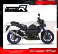 exhaust muffler DOMINATOR homologated road legal ROUND fits to FZ 8 N / FZ8 S FAZER 2010  2016 4