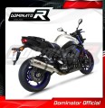 exhaust muffler DOMINATOR homologated road legal OVAL fits to FZ 8 N / FZ8 S FAZER 2010  2016 4