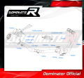 kompletny układ wydechowy z tłumikiem DOMINATOR Full System GP pasujący do motocykla YAMAHA MT 09 2021 - 2023 5