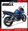 πλήρες σύστημα εξάτμισης με σιγαστήρα DOMINATOR Full System GP1 ΜΑΥΡΟ που ταιριάζει στη μοτοσυκλέτα Suzuki GSF 650 BANDIT N / S 2005 - 2006