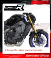 πλήρες σύστημα εξάτμισης με τελικό DOMINATOR Full System HP3 κατάλληλο για μοτοσυκλέτα Yamaha MT 09 2021 - 2023 6
