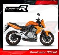 exhaust muffler DOMINATOR GP1 BLACK fits to Kawasaki ER  6 N / F 650 2006  2008 2