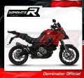 εξάτμιση σιγαστήρας DOMINATOR HP3 ΜΑΥΡΟΣ κατάλληλος για μοτοσυκλέτα Ducati Multistrada 1200 Enduro 2016 - 2018 2