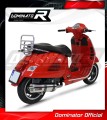 wydech tłumik DOMINATOR Owalny pasujący do motocykla Piaggio Vespa GTS 125 2007 - 2012 3
