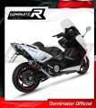 πλήρες σύστημα εξάτμισης με τελικό DOMINATOR Full System GP1 ΜΑΥΡΟ κατάλληλο για μοτοσυκλέτα Yamaha XP 530 T-MAX 2012 - 2016