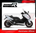 πλήρες σύστημα εξάτμισης με τελικό DOMINATOR Full System GP1 κατάλληλο για μοτοσυκλέτα Yamaha XP 530 T-MAX 2012 - 2016 4