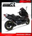 kompletny układ wydechowy z tłumikiem DOMINATOR Full System GP1 CZARNY pasujący do motocykla Yamaha T-MAX 500 2008 - 2011