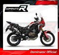 εξάτμιση σιγαστήρας DOMINATOR HP7 ΜΑΥΡΟ κατάλληλο για μοτοσυκλέτα Honda CRF 1000L Africa Twin 2016 - 2019 2