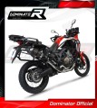 πλήρες σύστημα εξάτμισης με σιγαστήρα DOMINATOR Full System HP7 ΜΑΥΡΟ κατάλληλο για μοτοσυκλέτα Honda CRF 1000L Africa Twin 2016 - 2019
