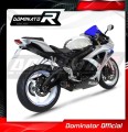 εξάτμιση σιγαστήρας DOMINATOR HP3 ΜΑΥΡΟ LOW LEVEL κατάλληλο για μοτοσυκλέτα Suzuki GSXR 750 K8 K9 L0 2008 - 2010