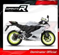 πλήρες σύστημα εξάτμισης με σιγαστήρα DOMINATOR Full System HP3 ΜΑΥΡΟ κατάλληλο για μοτοσικλέτα Yamaha YZF R125 2019 - 2020 2