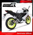 kompletny układ wydechowy z tłumikiem DOMINATOR Full System HP3 pasujący do motocykla Yamaha YZF R125 2019 - 2020 3