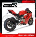 εξάτμιση τελικό DOMINATOR HP3 κατάλληλο για τη μοτοσυκλέτα Ducati PANIGALE V4S 2018 - 2022 3