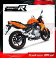 εξάτμιση σιγαστήρας DOMINATOR GP1 κατάλληλος για μοτοσυκλέτα Kawasaki ER - 6 N / F 650 2006 - 2008