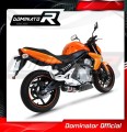 εξάτμιση τελικό DOMINATOR HP2 κατάλληλο για μοτοσυκλέτα Kawasaki ER - 6 N / F 650 2006 - 2008 3