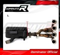 εξάτμιση σιγαστήρας DOMINATOR HP3 ΜΑΥΡΟ LOW LEVEL κατάλληλο για μοτοσυκλέτα Suzuki GSXR 750 K8 K9 L0 2008 - 2010 3