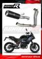κομπλέ σύστημα εξάτμισης με τελικό DOMINATOR Full System GP BLACK κατάλληλο για μοτοσυκλέτα BMW F900XR 2020 - 2026