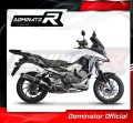 εξάτμιση τελικό DOMINATOR HP1 ΜΑΥΡΟ κατάλληλο για μοτοσυκλέτα Honda VFR 800 X Crossrunner 2015 - 2021 3