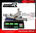 decat μεσαίο καζανάκι DOMINATOR Mid Pipe κατάλληλο για μοτοσυκλέτα V MAX V-MAX 1700 2009 - 2019 8