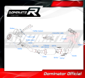 πλήρες σύστημα εξάτμισης με σιγαστήρα DOMINATOR Full System GP ΜΑΥΡΟ συμβατό με τη μοτοσυκλέτα Yamaha MT 09 2021 - 2023