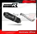 εξάτμιση τελικό DOMINATOR MX2 ΜΑΥΡΟ κατάλληλο για μοτοσυκλέτα Suzuki DR 650SE 1997 - 2009 2