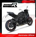 exhaust muffler DOMINATOR HP8 BLACK fits to Suzuki GSXS 1000 / F 2015  2020 3