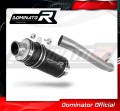 εξάτμιση τελικό DOMINATOR Slip-on GP1 ΜΑΥΡΟ κατάλληλο για μοτοσυκλέτα Suzuki GSXR 1000 K1 - K4 2001 - 2004 2