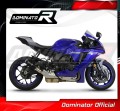 exhaust muffler DOMINATOR GP BLACK fits to Yamaha YZF R1 1000 RN65 2020  2022 4