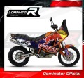 εξάτμιση σιγαστήρας DOMINATOR Στρογγυλός κατάλληλος για μοτοσυκλέτα KTM 990 Adventure 2007 - 2012 4