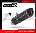εξάτμιση τελικό DOMINATOR HP1 BLACK κατάλληλο για μοτοσυκλέτα Aprilia RS 125 1999 - 2005