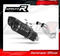 exhaust muffler DOMINATOR HP1 BLACK fits to Aprilia Pegaso 650 Factory 2007  2010