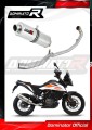 πλήρες σύστημα εξάτμισης με τελικό DOMINATOR Full System Οβάλ κατάλληλο για μοτοσυκλέτα KTM 390 Adventure 2020 - 2023 2