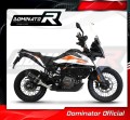 exhaust muffler DOMINATOR HP1 BLACK fits to KTM 390 Adventure 2020  2023 4